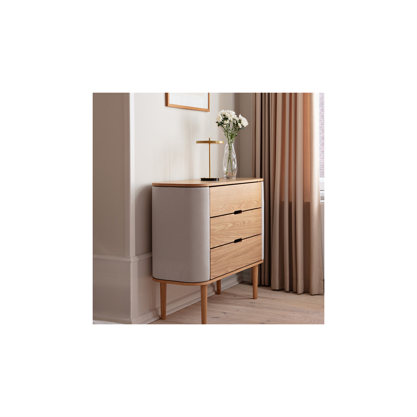 Commode style scandinave TREASURES CHENE, 5 finitions Umage