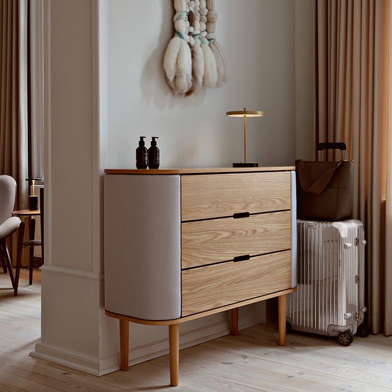 Commode style scandinave TREASURES CHENE, 5 finitions Umage