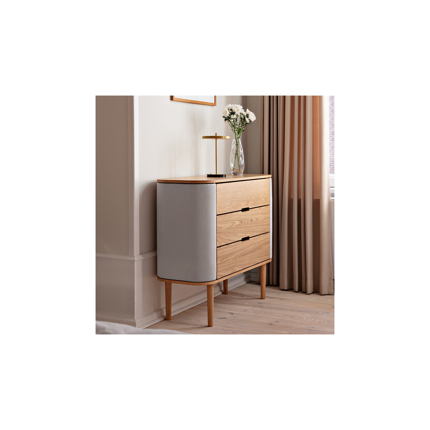 Commode style scandinave TREASURES CHENE, 5 finitions Umage