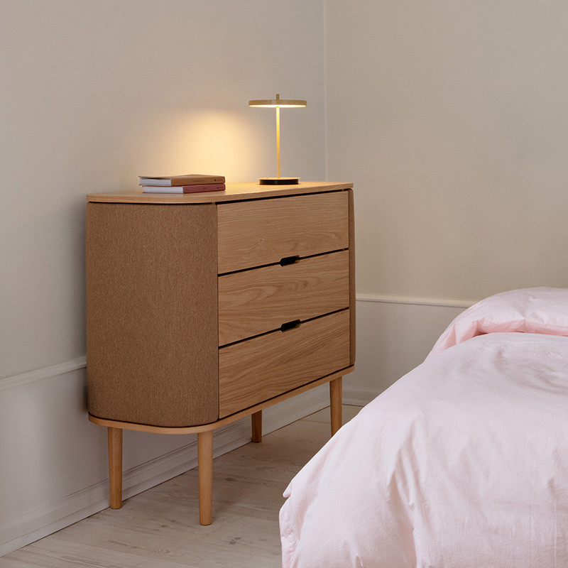 Commode style scandinave TREASURES CHENE, 5 finitions Umage