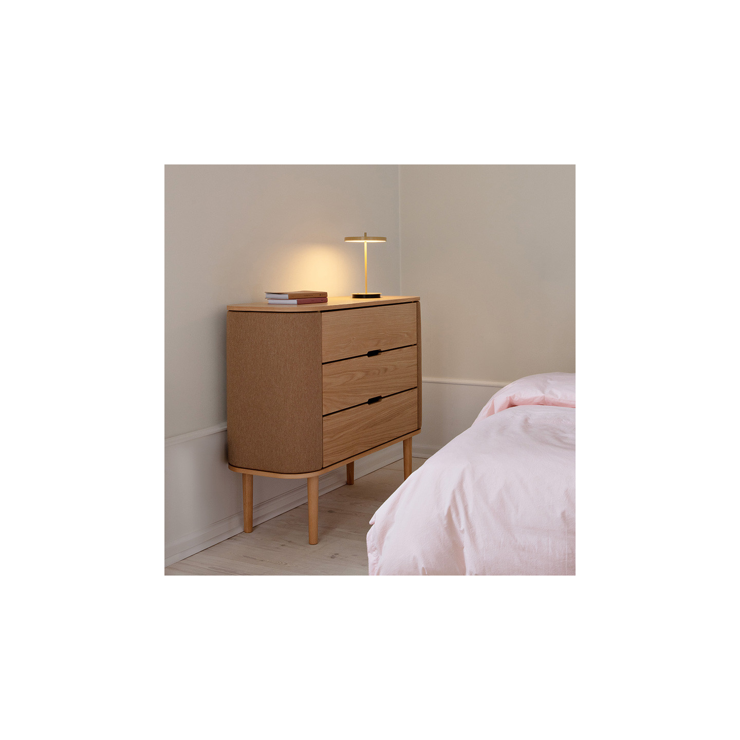 Commode style scandinave TREASURES CHENE, 5 finitions Umage