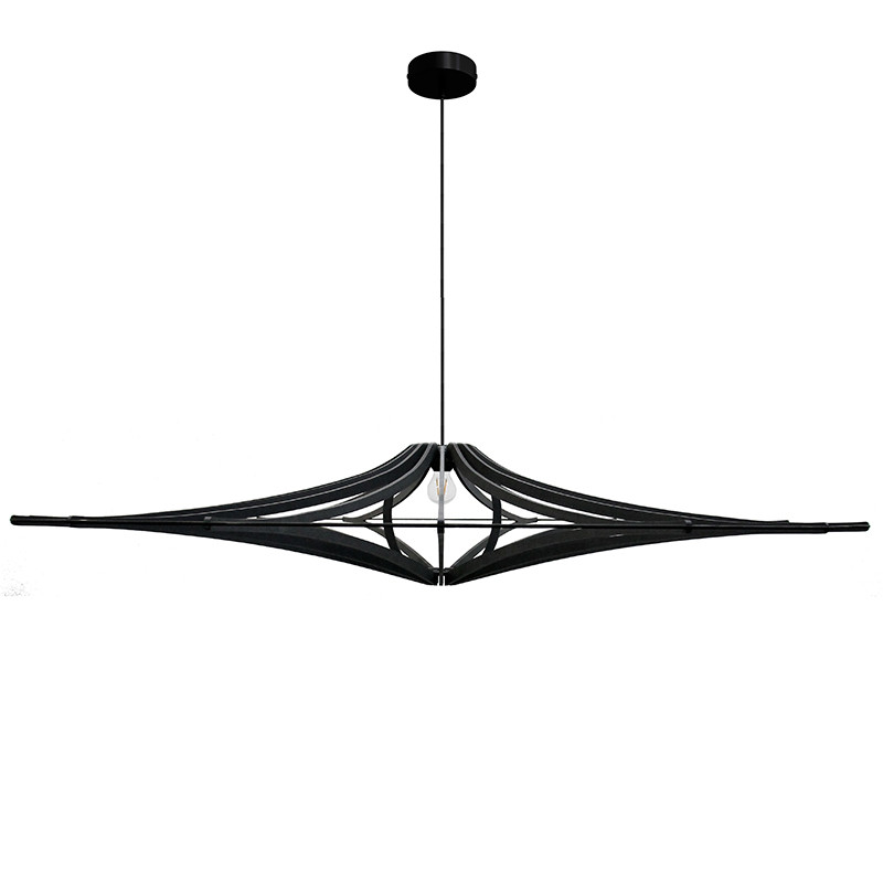 Suspension bois noir SINGING BLACK, 4 diamètres Rif Luminaires