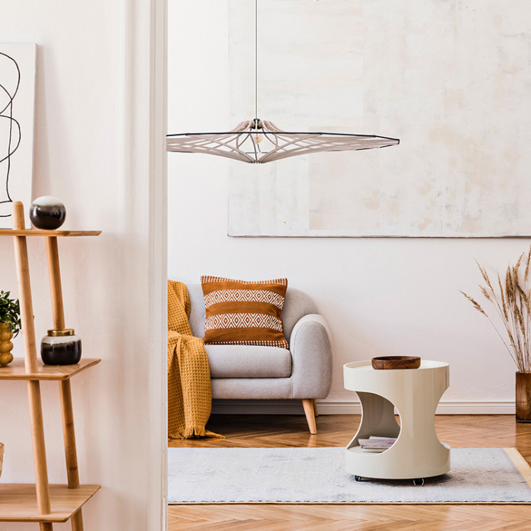 Suspension bois scandinave SINGING BRUT, 4 diamètres Rif Luminaires