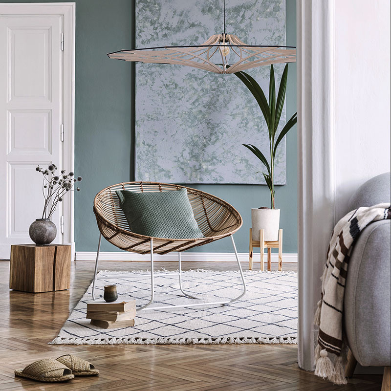 Suspension bois scandinave SINGING BRUT, 4 diamètres Rif Luminaires