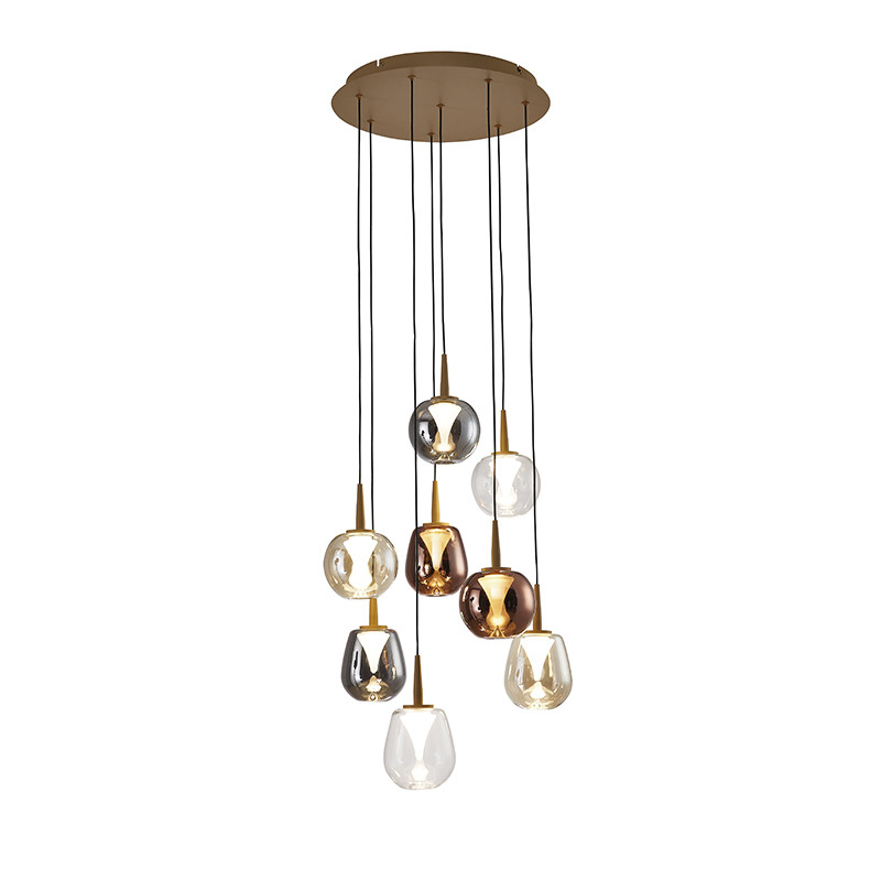 Lustre mezzanine ANDROMEDA, 5 tailles Mantra Iluminacion