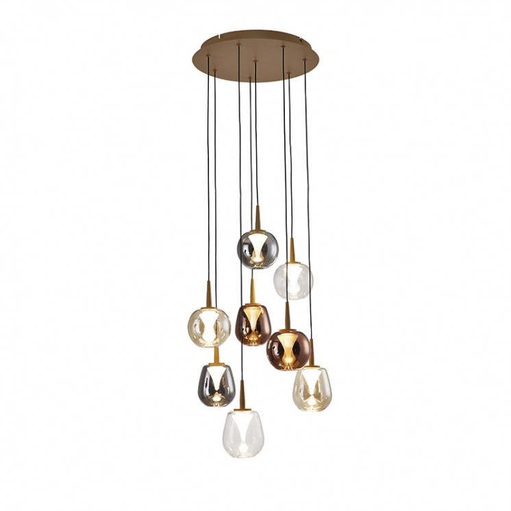 Lustre mezzanine ANDROMEDA, 5 tailles Mantra Iluminacion