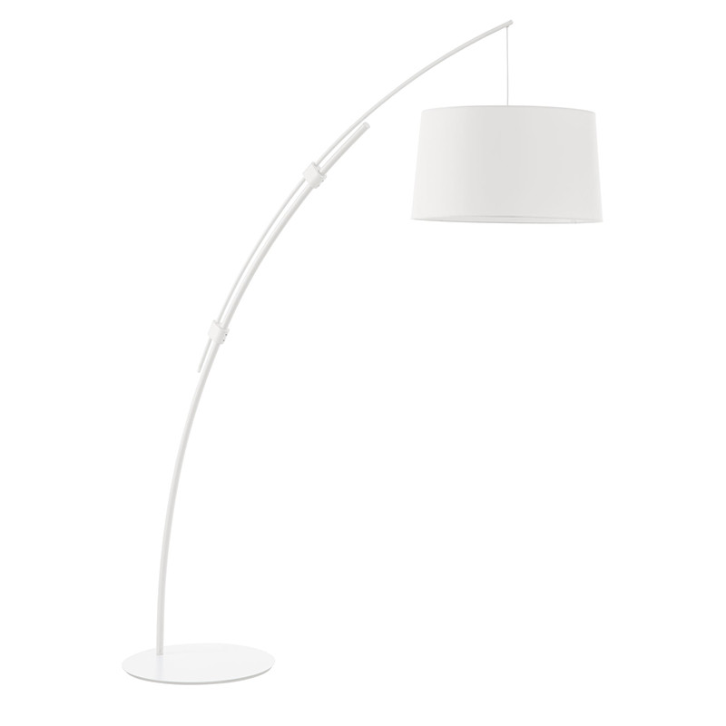 Lampadaire arc CIRCULAR, noir ou blanc Mdc Lighting