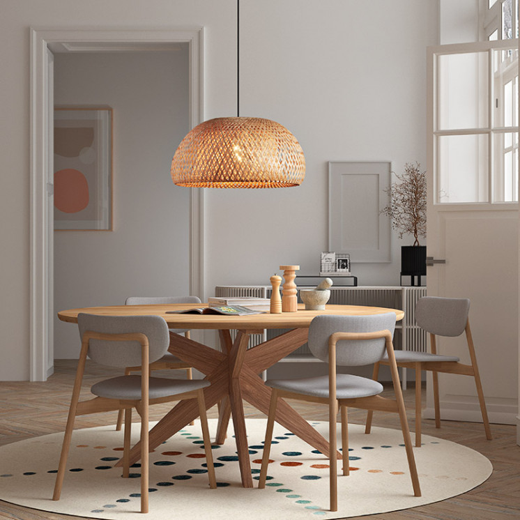 Suspension en bambou NIU, 2 diamètres Mdc Lighting