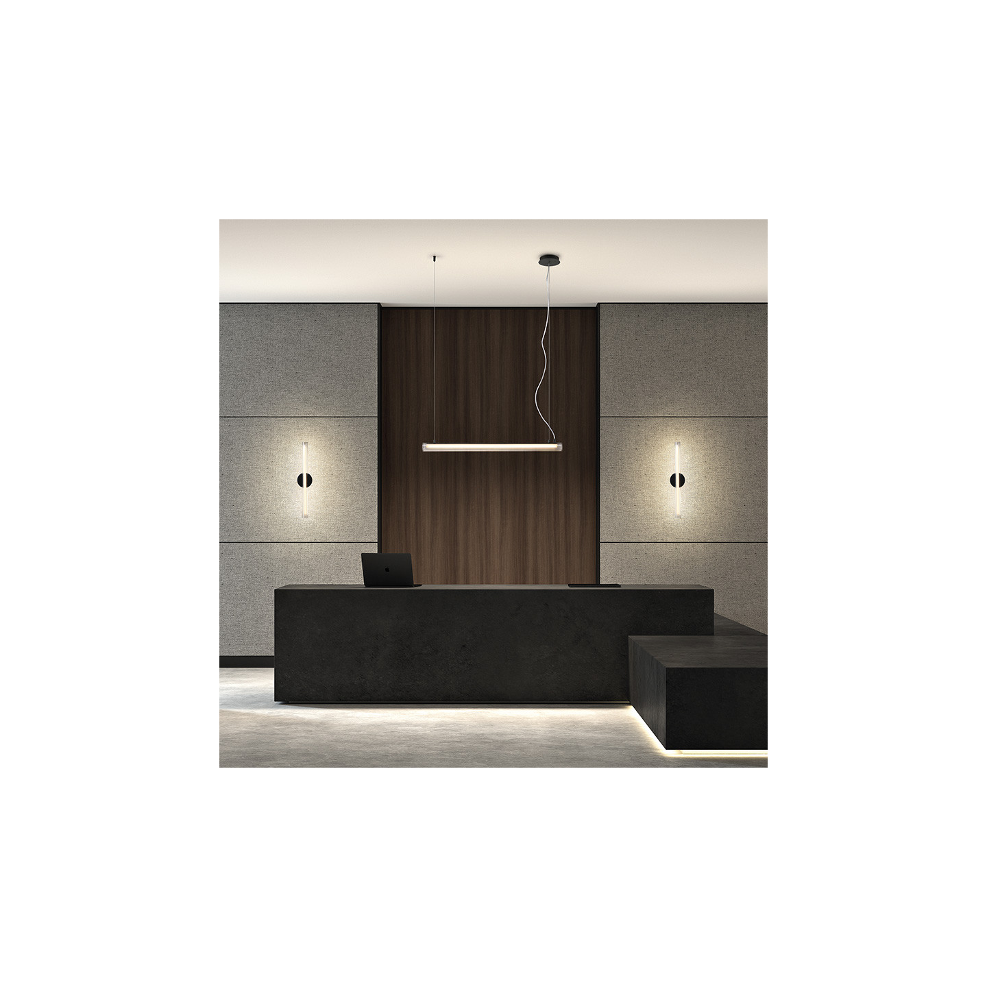 Applique tube OSLO, 3 finitions, 2 tailles Mdc Lighting