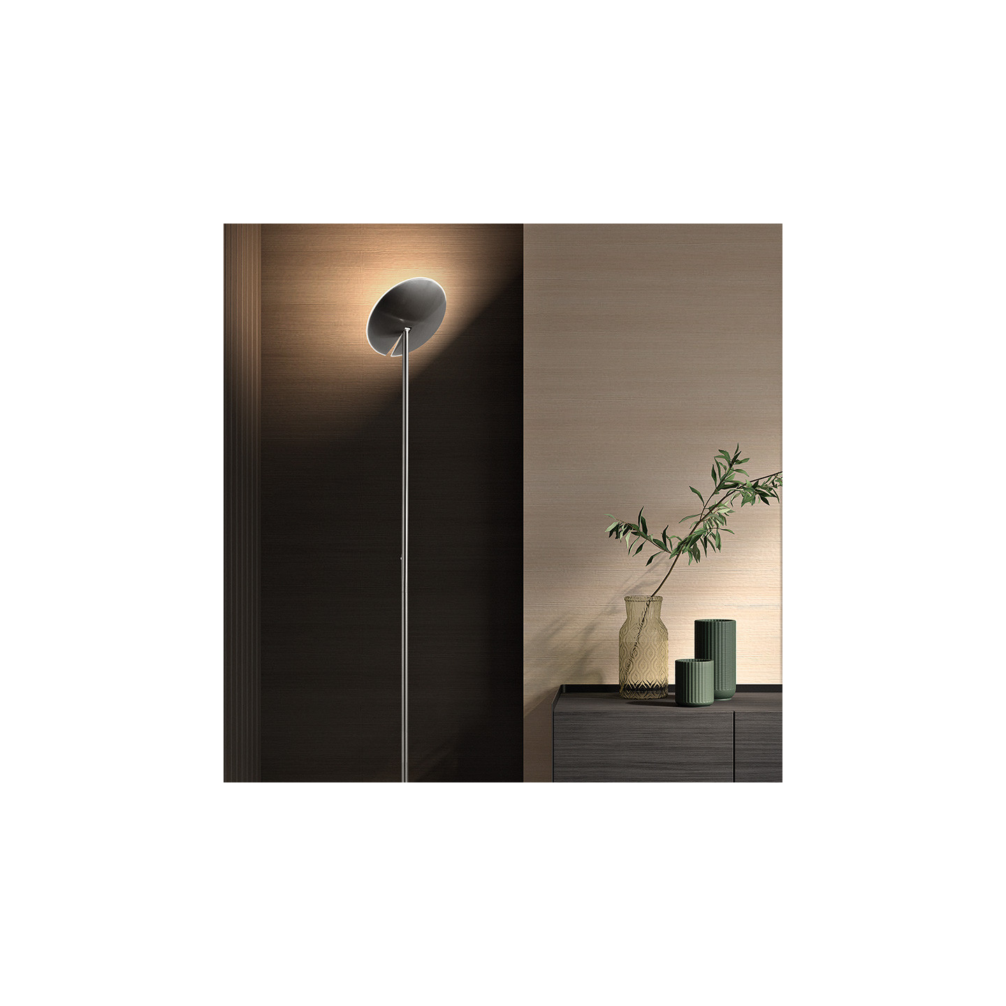 Lampadaire à led DAPHNE avec ou sans liseuse, 4 coloris Mdc Lighting