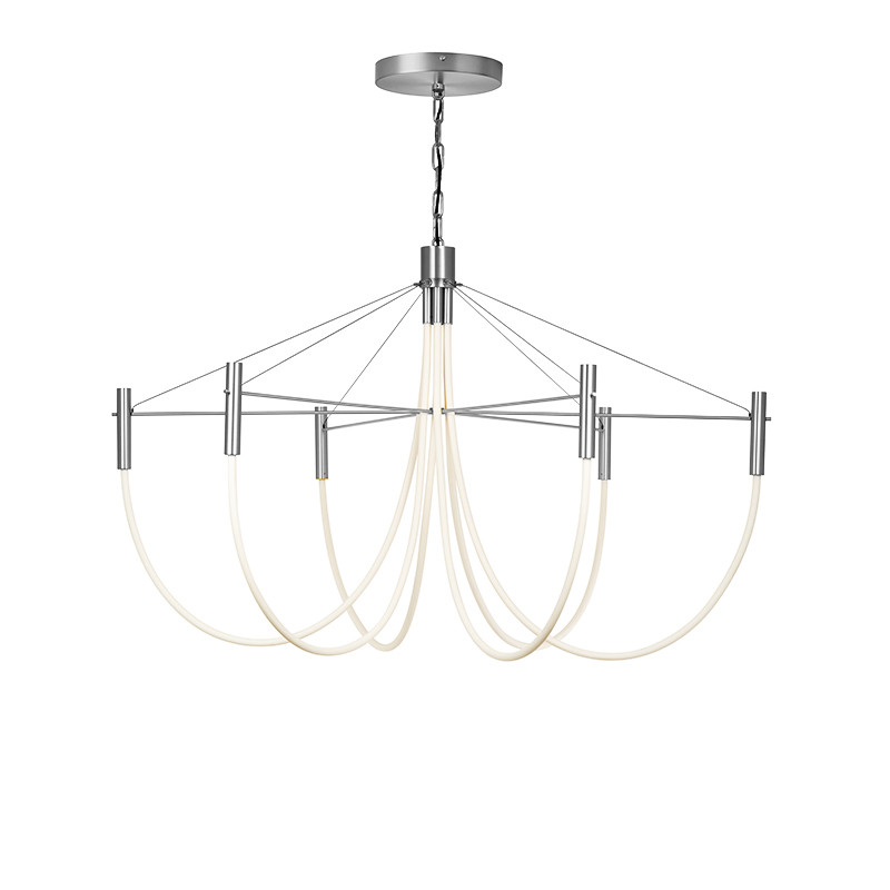 Suspension led design PARADOXE 6 LUMIERES, 4 finitions Cvl Manufacture