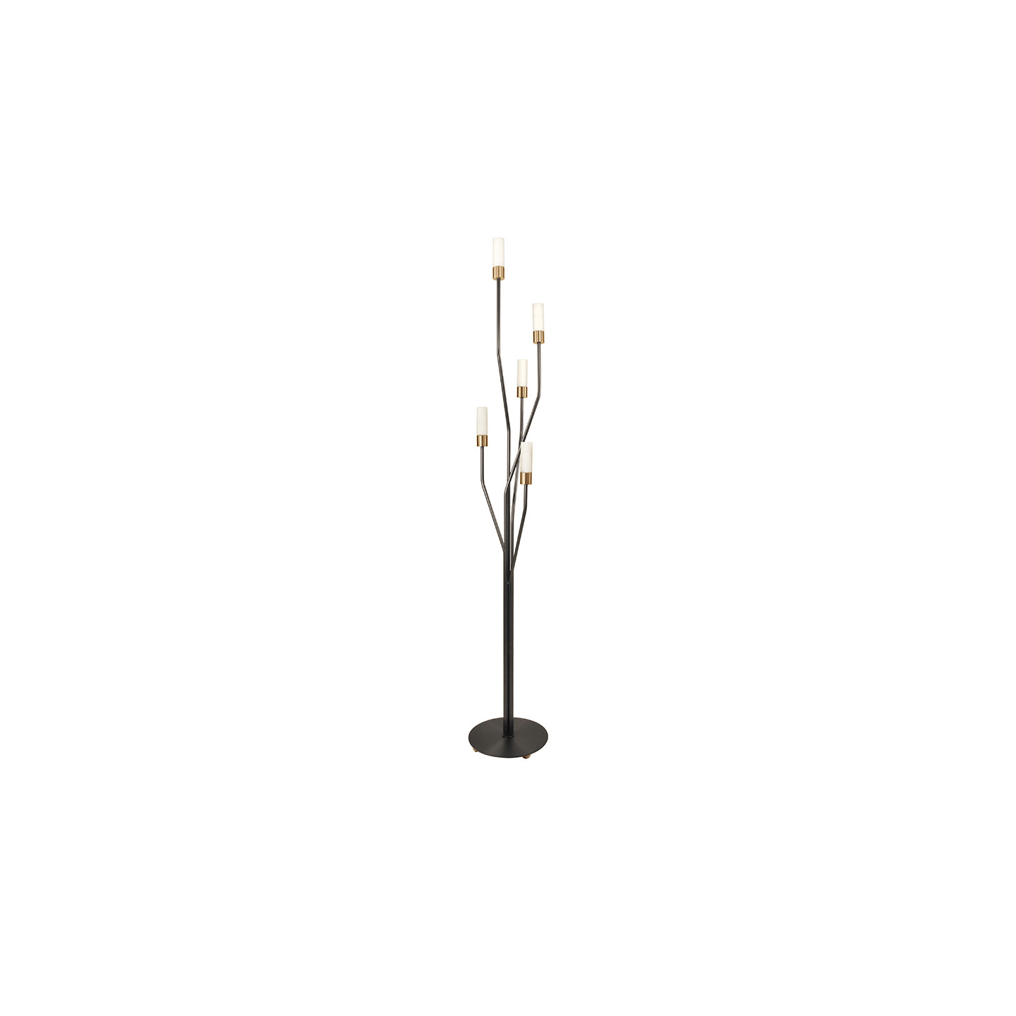 Lampadaire contemporain TESS avec verres TU10O ou TU12C, 3 finitions Cvl Manufacture