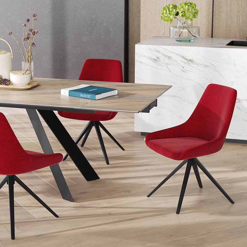 Chaise pivotante BERGEN, 6 coloris Akante