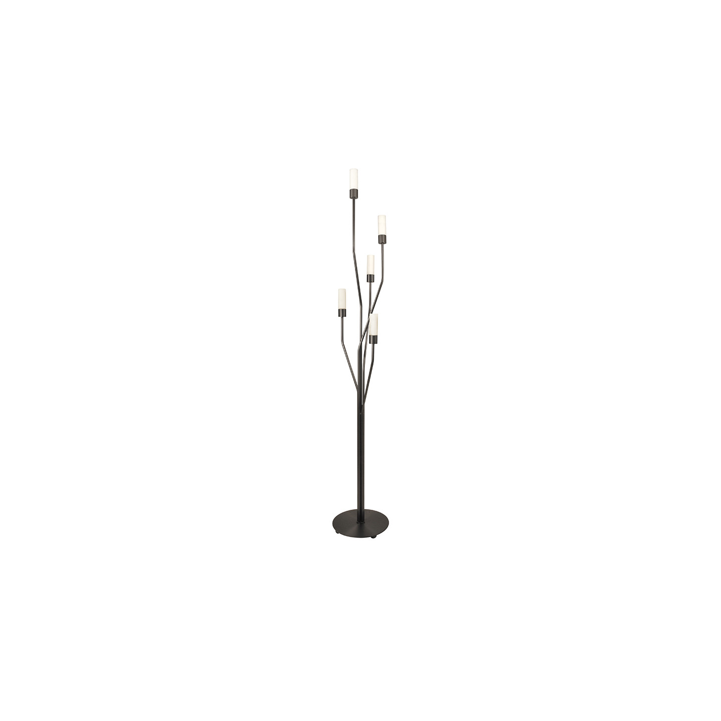 Lampadaire contemporain TESS avec verres TU10O ou TU12C, 3 finitions Cvl Manufacture