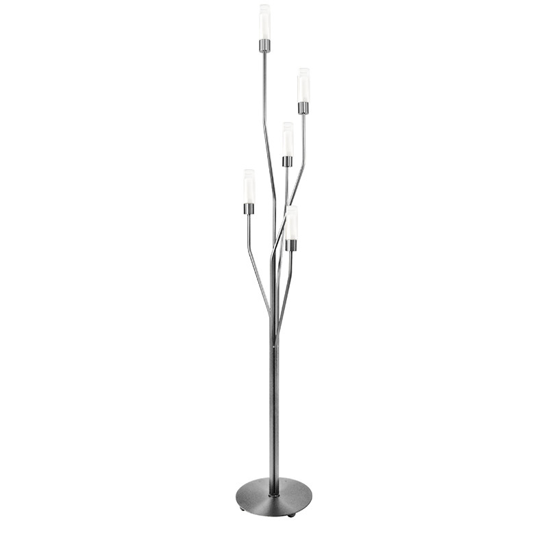 Lampadaire contemporain TESS avec verres TU10O ou TU12C, 3 finitions Cvl Manufacture