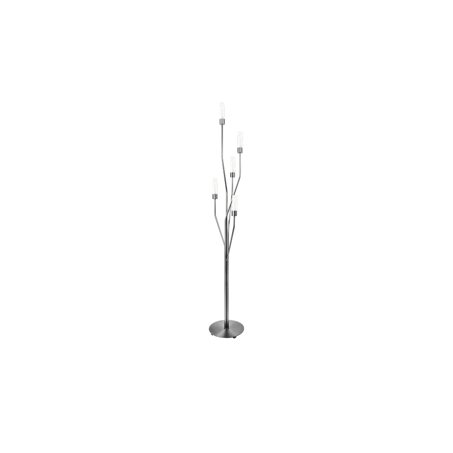 Lampadaire contemporain TESS avec verres TU10O ou TU12C, 3 finitions Cvl Manufacture