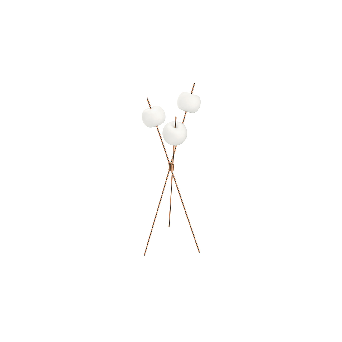Lampadaire original design KUSHI FLOOR, 3 finitions KDLN