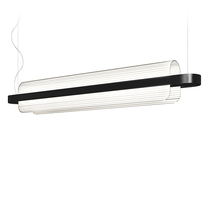 Luminaire suspension design NAMI laiton ou noir Kdln