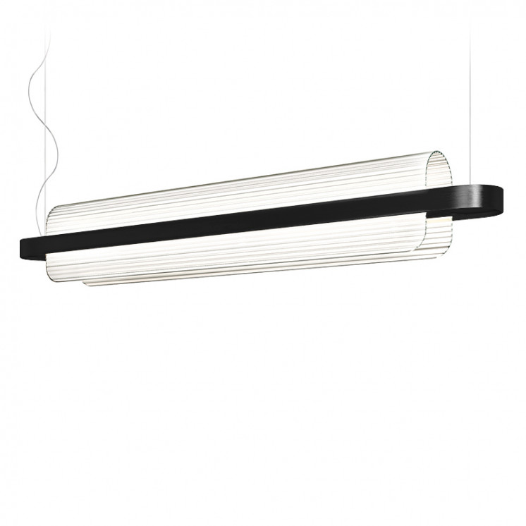 Luminaire suspension design NAMI laiton ou noir Kdln