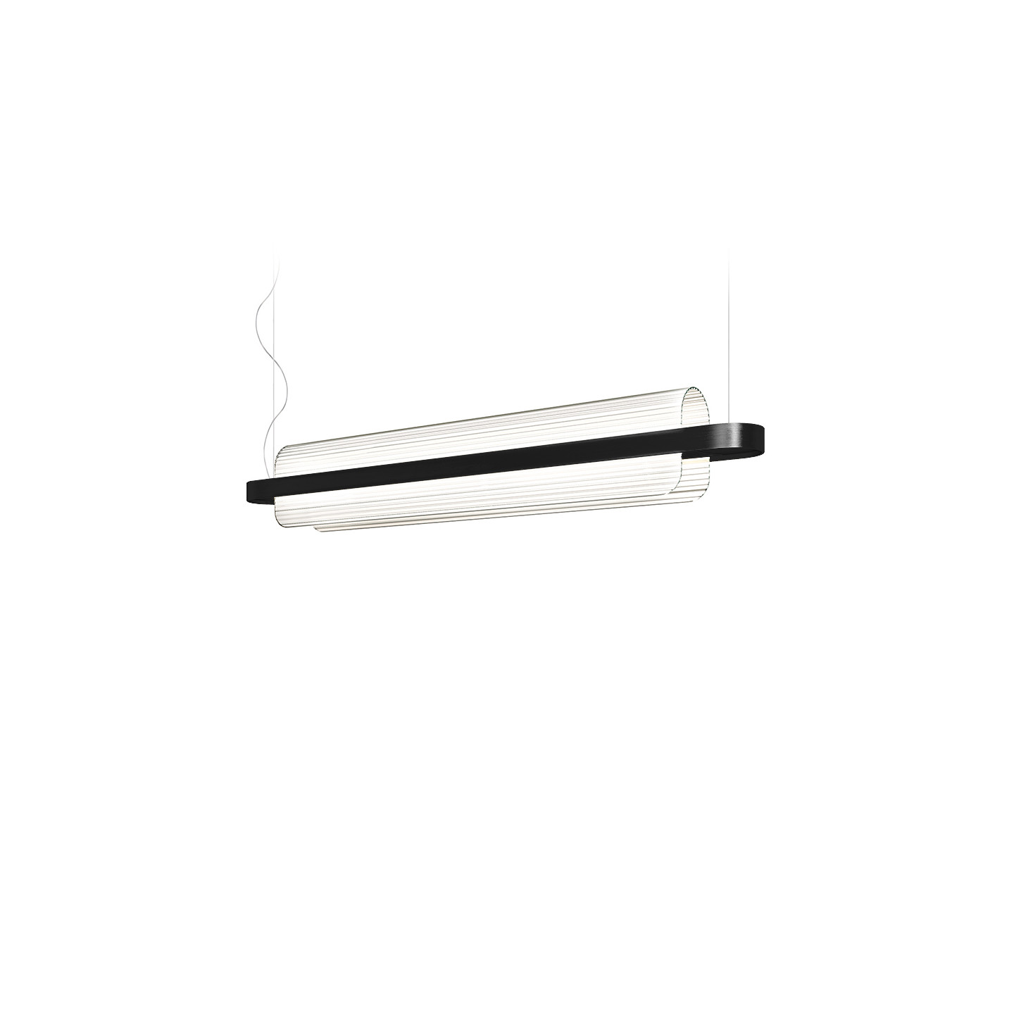 Luminaire suspension design NAMI laiton ou noir Kdln