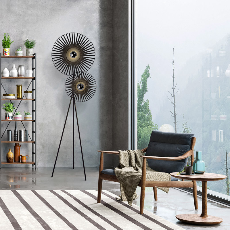 Lampadaire salon design moderne MARIUS & CESAR Un Autre Regard