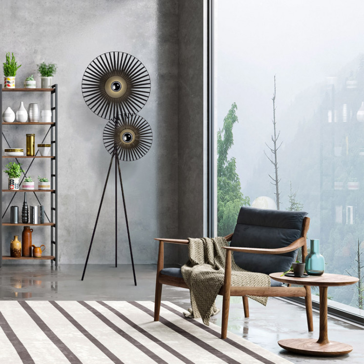 Lampadaire salon design moderne MARIUS & CESAR Un Autre Regard