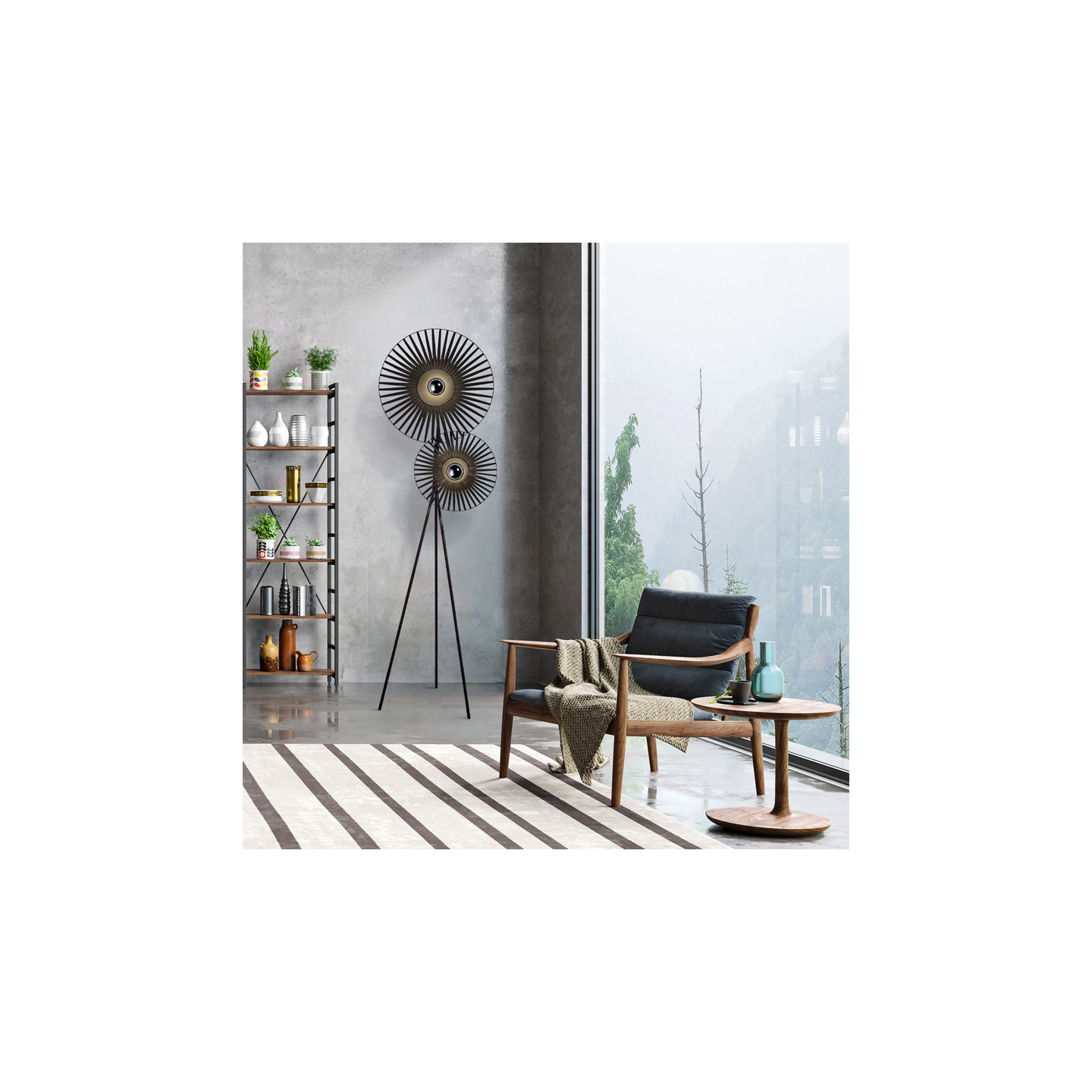 Lampadaire salon design moderne MARIUS & CESAR Un Autre Regard