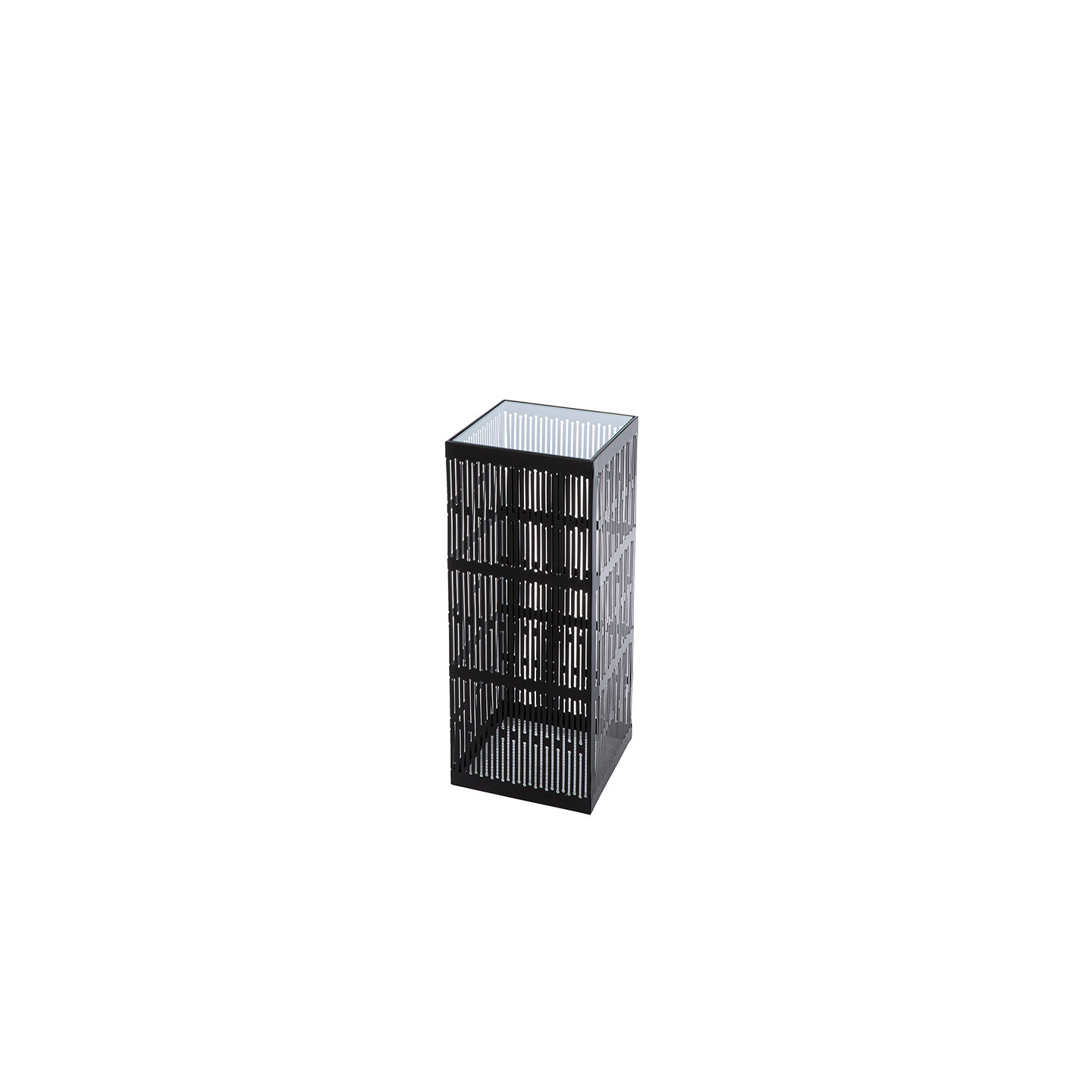Bout de canapé noir métal PILLAR Gilde