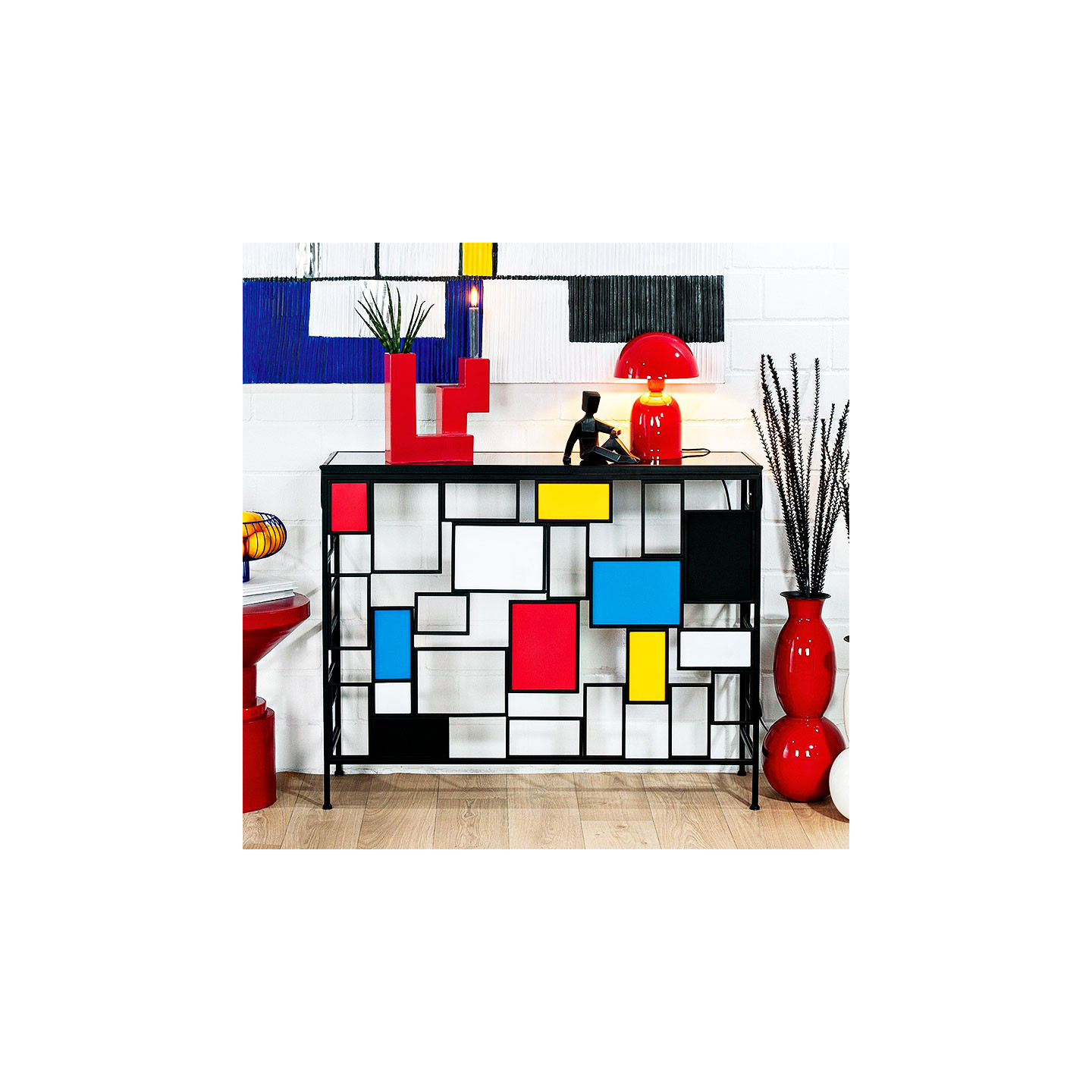 Console moderne pour entrée MONDRIAN Gilde