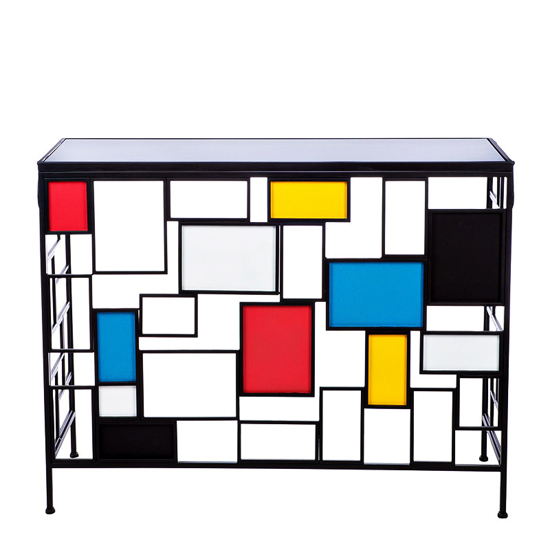 Console moderne pour entrée MONDRIAN Gilde
