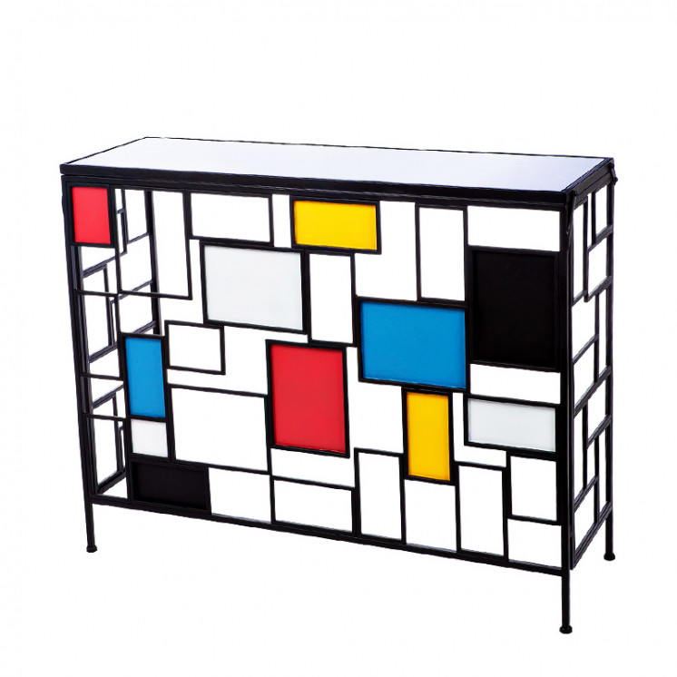 Console moderne pour entrée MONDRIAN Gilde
