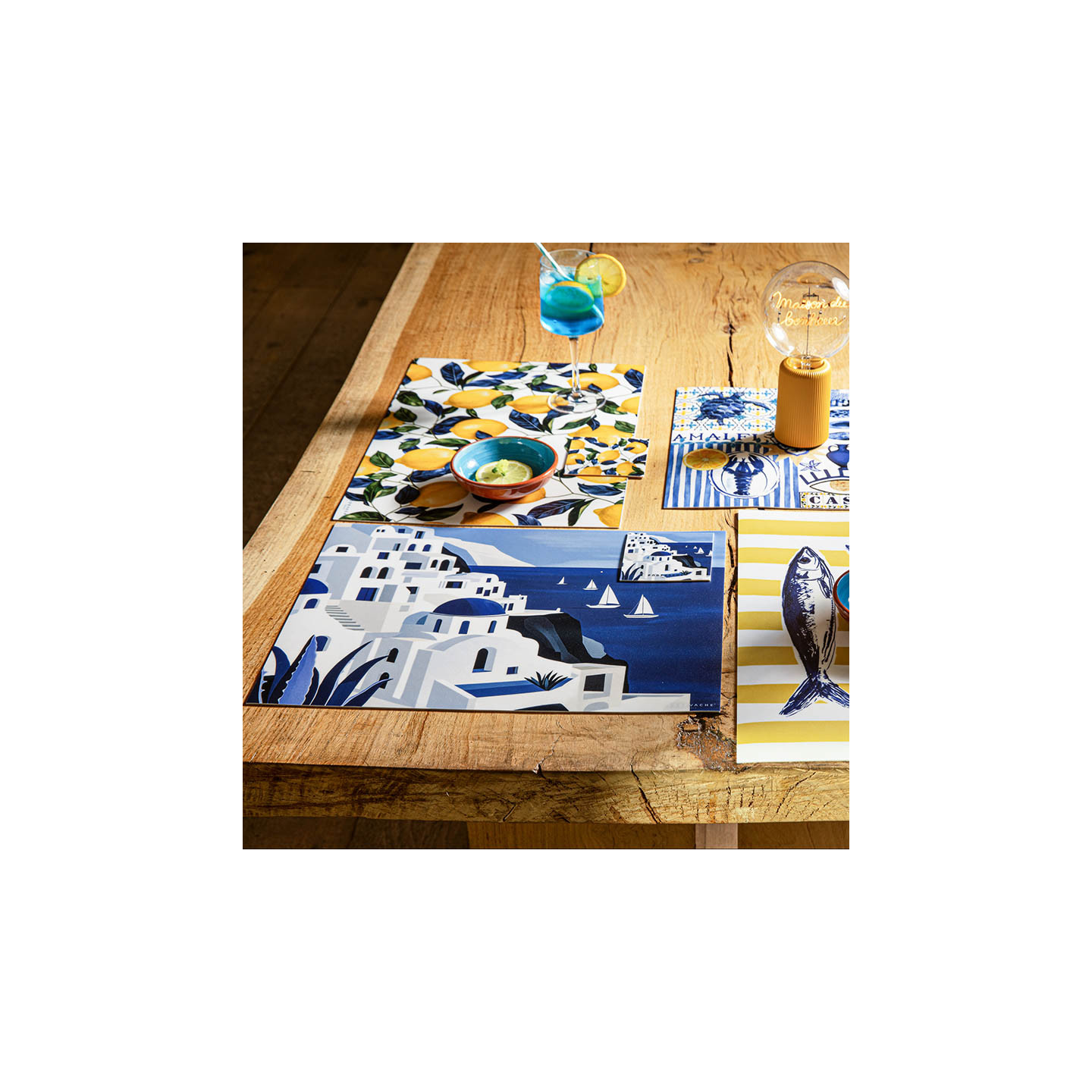 Set de table en vinyle PODEVACHE collection été 2025, 16 motifs
