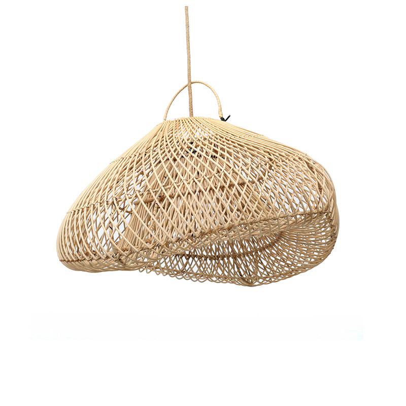 Suspension luminaire en osier NUAGE NATUREL M