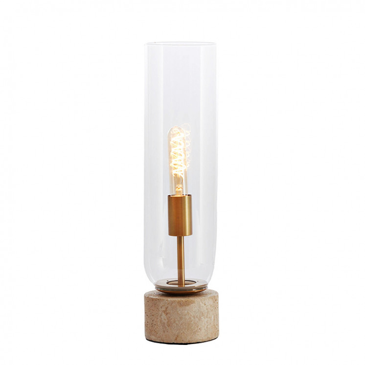 Lampe travertin RYLANO, 2 tailles