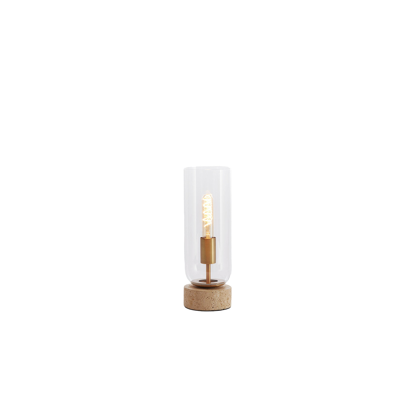 Lampe travertin RYLANO, 2 tailles