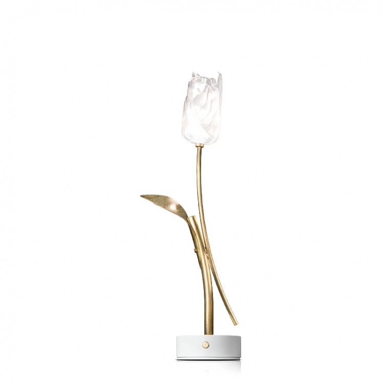 Lampe de table sans  fil rechargeable TULIP, 2 coloris Slamp