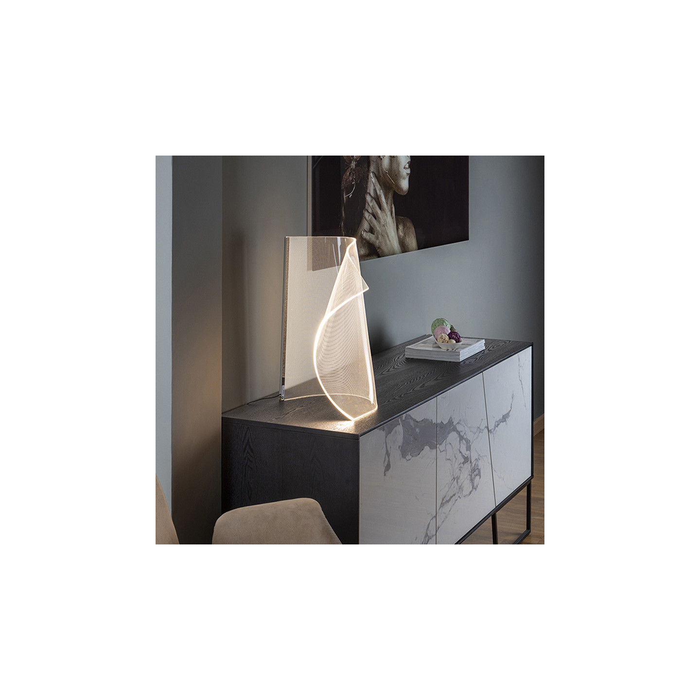 Lampe plexiglas led VELOS