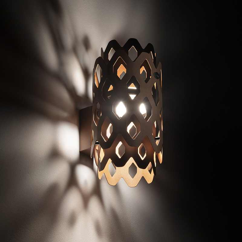 Applique murale extérieure originale CHARLOTTE, 3 coloris Slamp