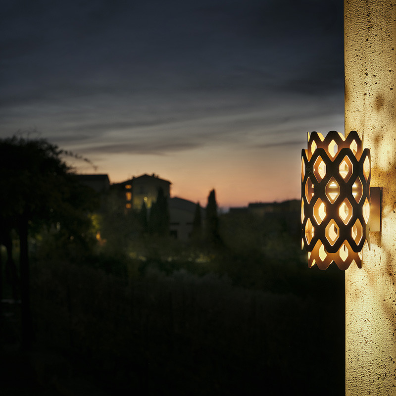Applique murale extérieure originale CHARLOTTE, 3 coloris Slamp
