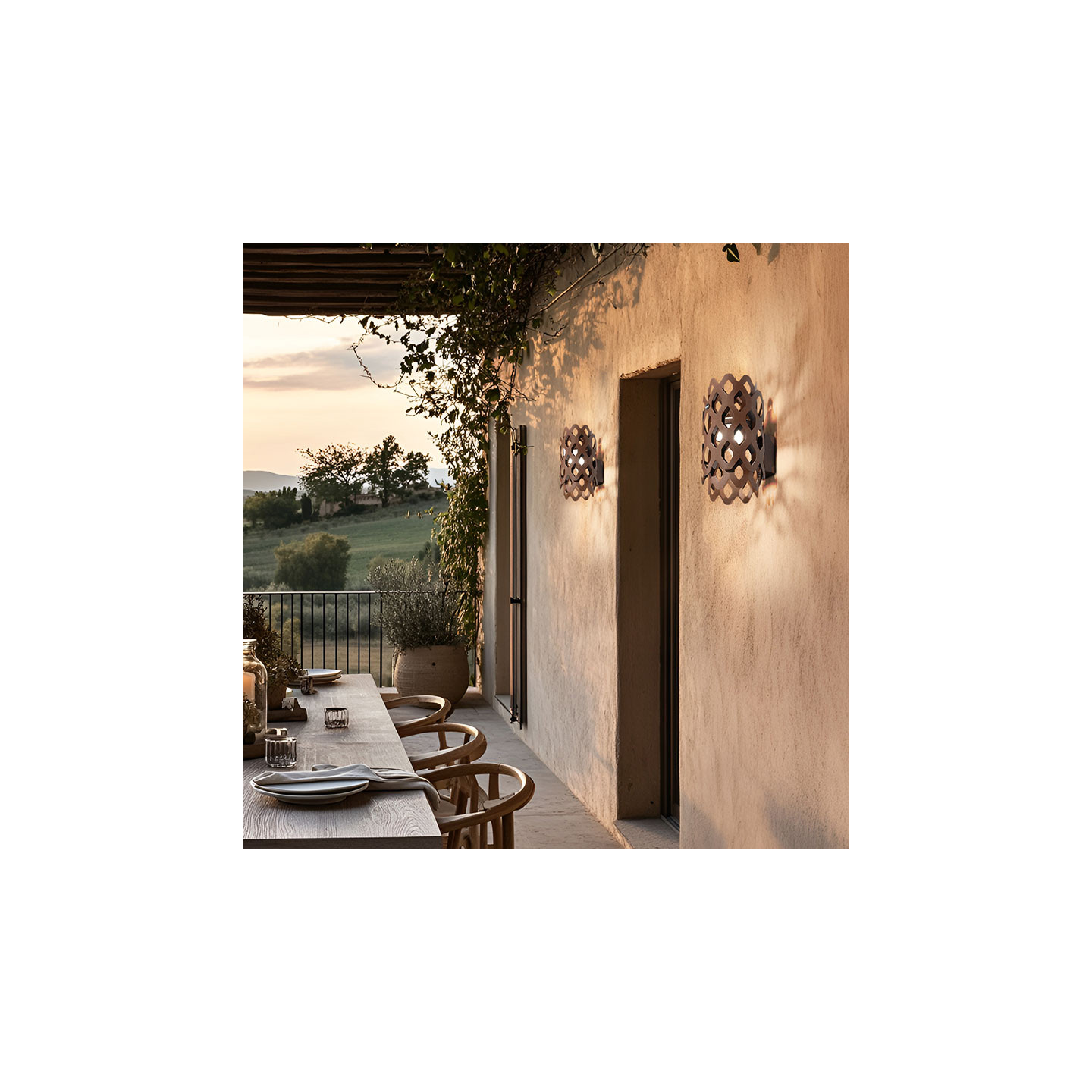 Applique murale extérieure originale CHARLOTTE, 3 coloris Slamp