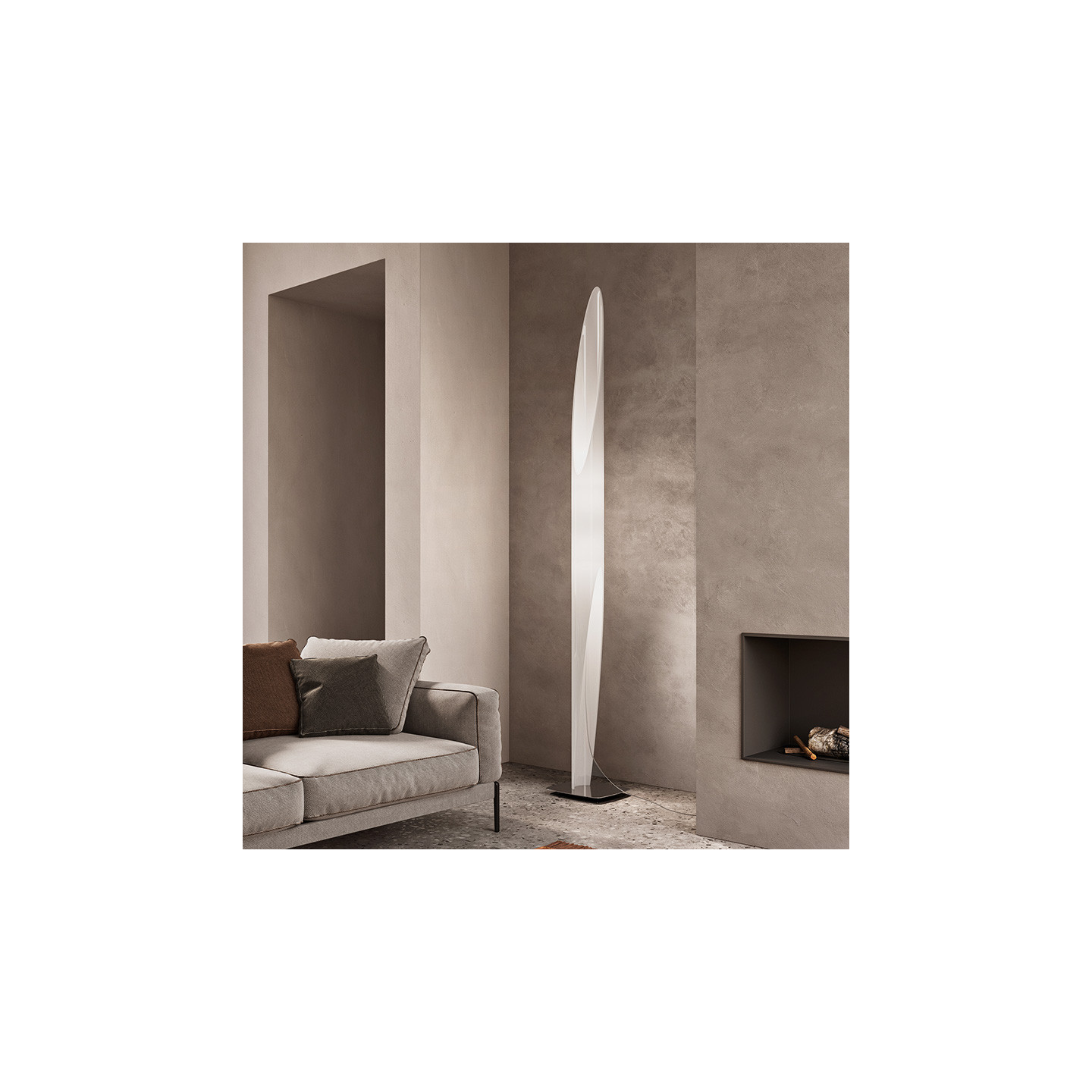 Lampadaire design italien haut de gamme SHAKTI, 2 tailles Kdln
