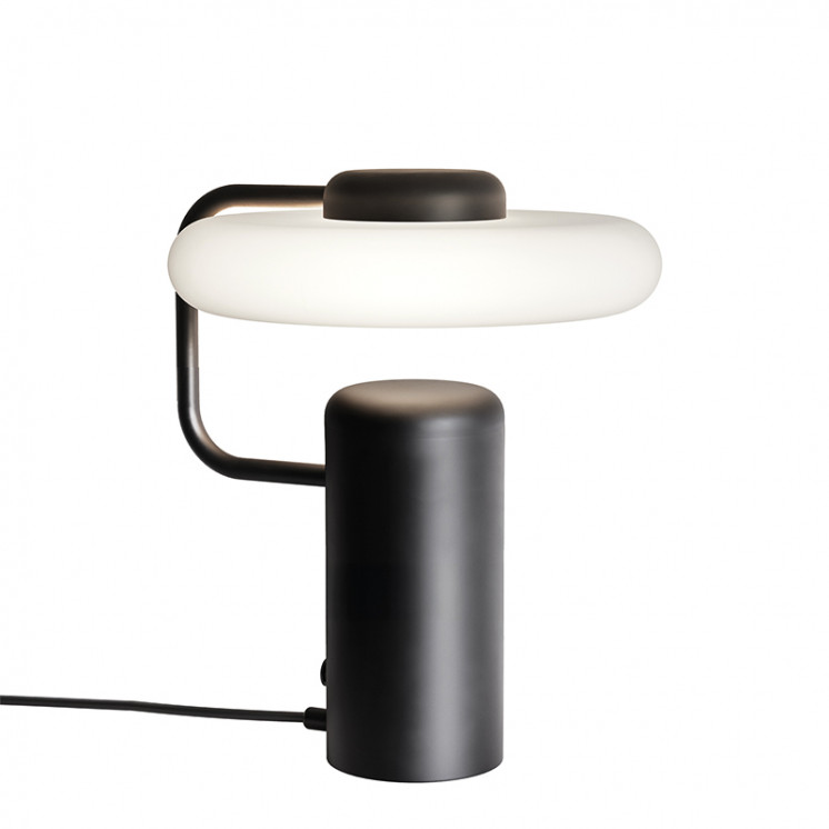 Lampe de table design italien TRATTO TABLE, noir ou laiton Kdln