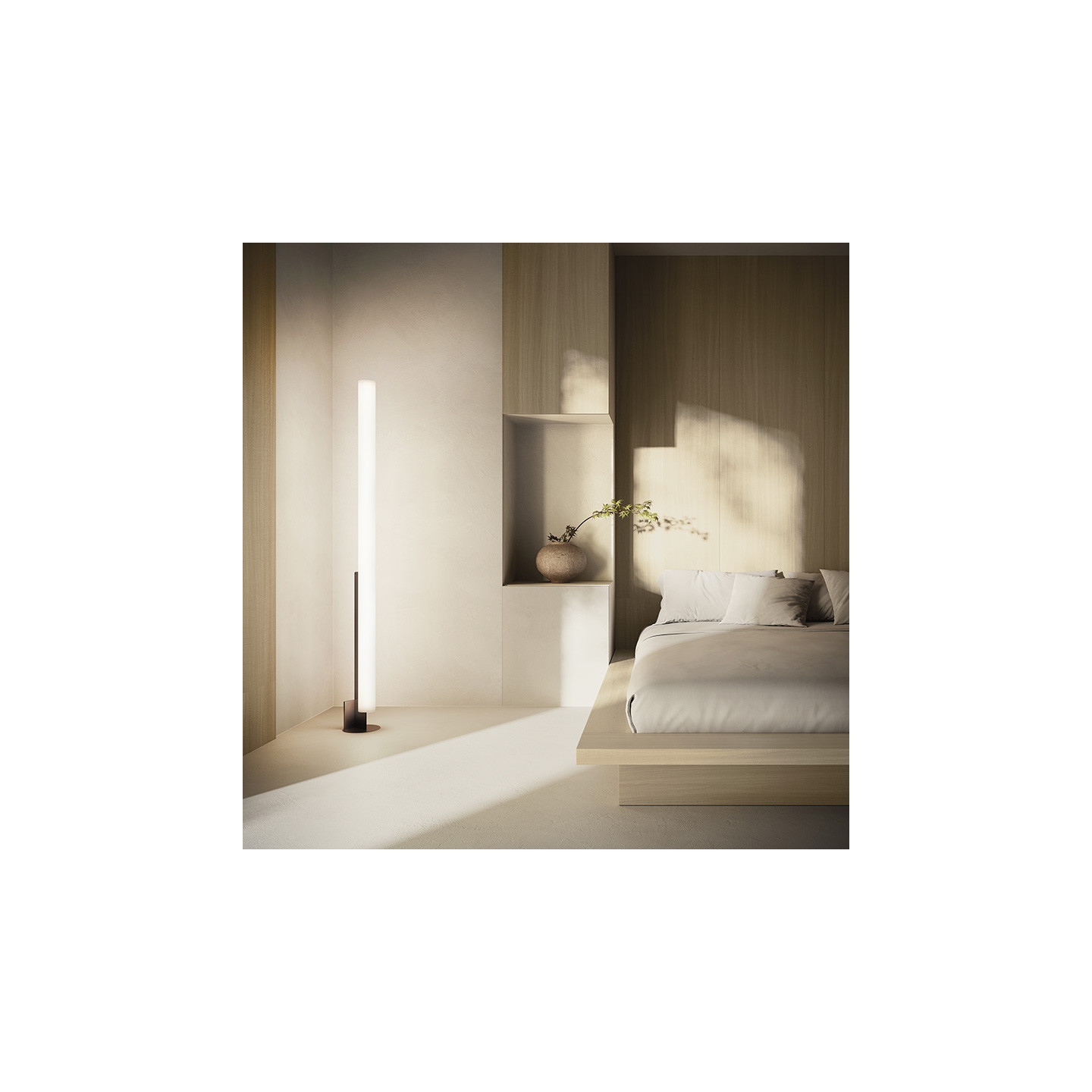 Lampadaire tube design MODEL-T, 3 coloris Kdln