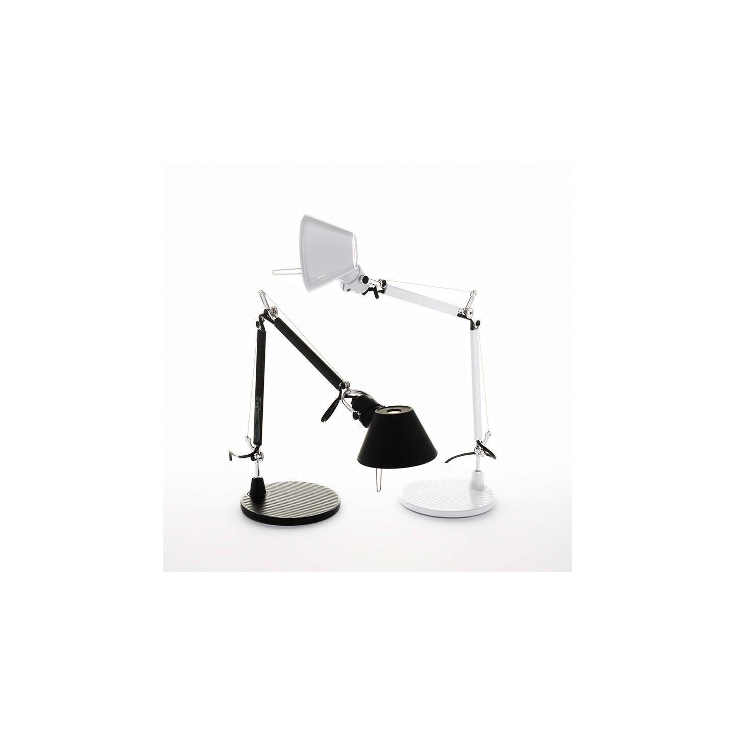 Lampe de bureau design TOLOMEO MICRO TABLE avec base, 6 coloris Artemide