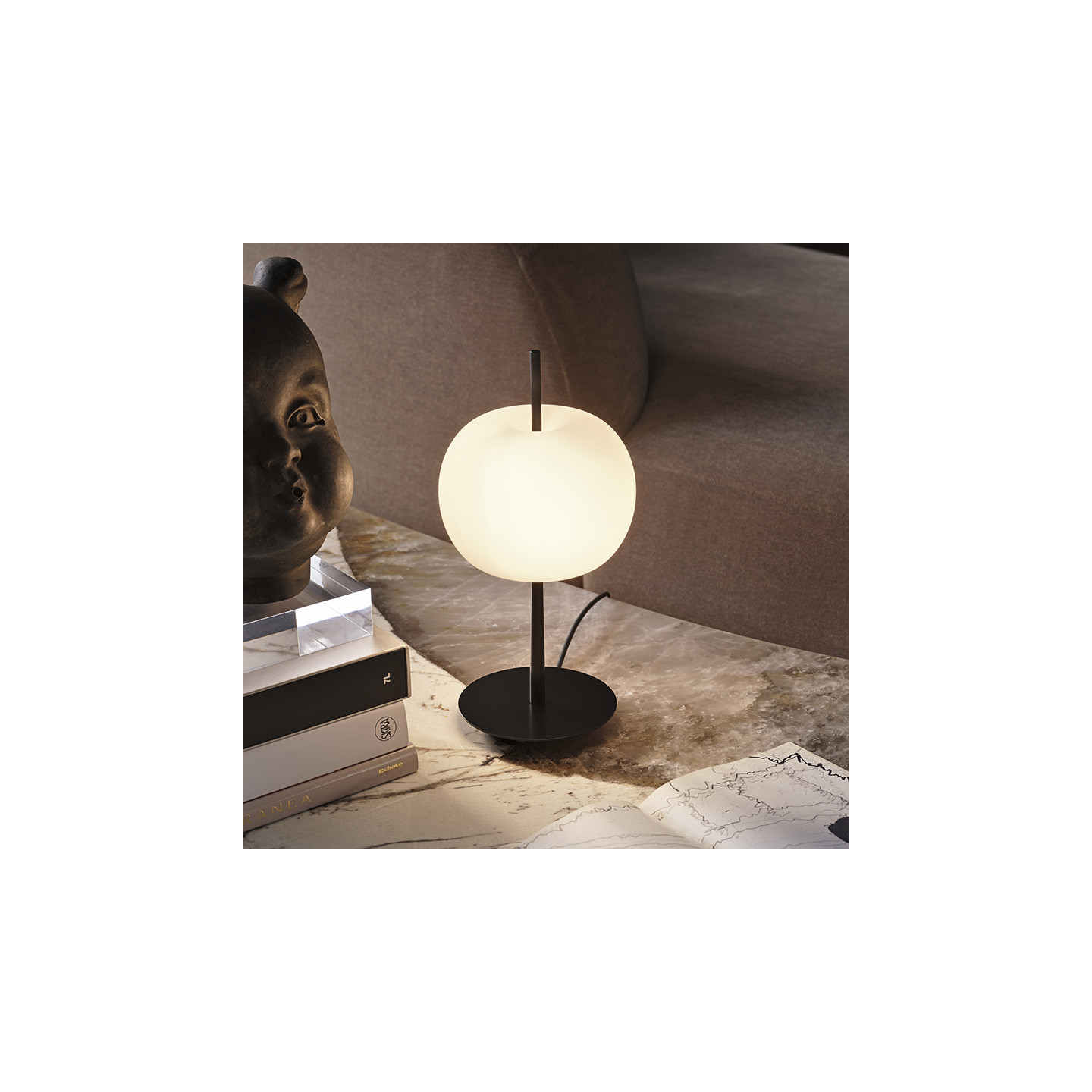 Lampe design italien KUSHI 10TH, 3 coloris Kdln