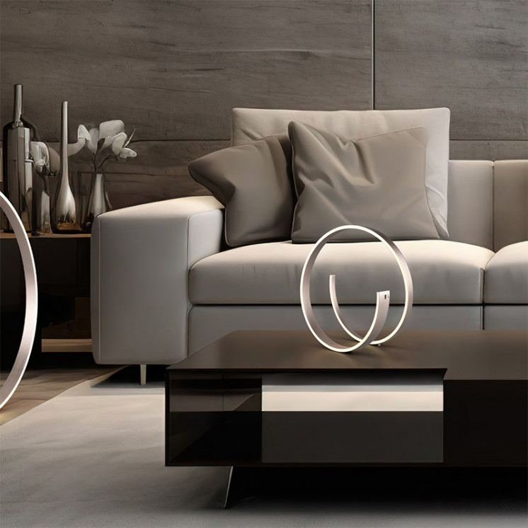 Lampe led circulaire CINARDI à lumière connectée, 4 coloris Cinque