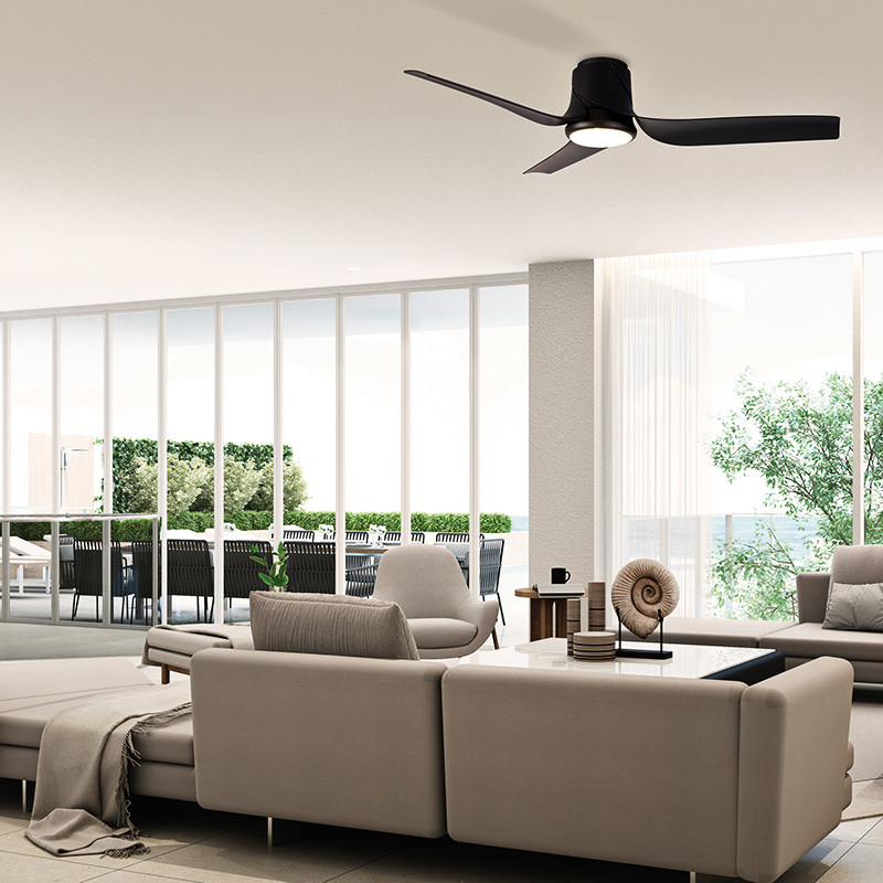 Ventilateur plafond silencieux avec télécommande USHUAIA, 3 coloris Mantra Iluminacion