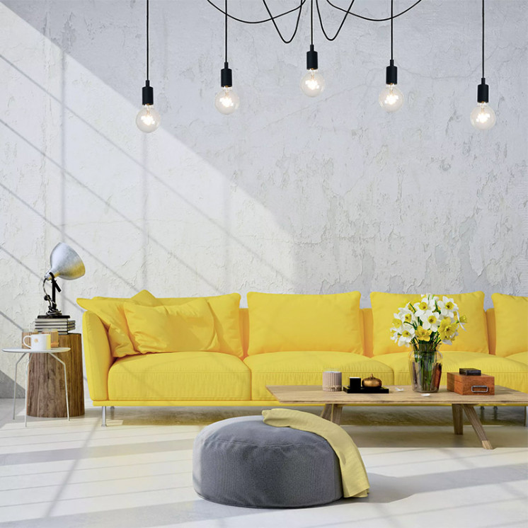 Suspension luminaire araignée FIX, 5 ou 10 lampes