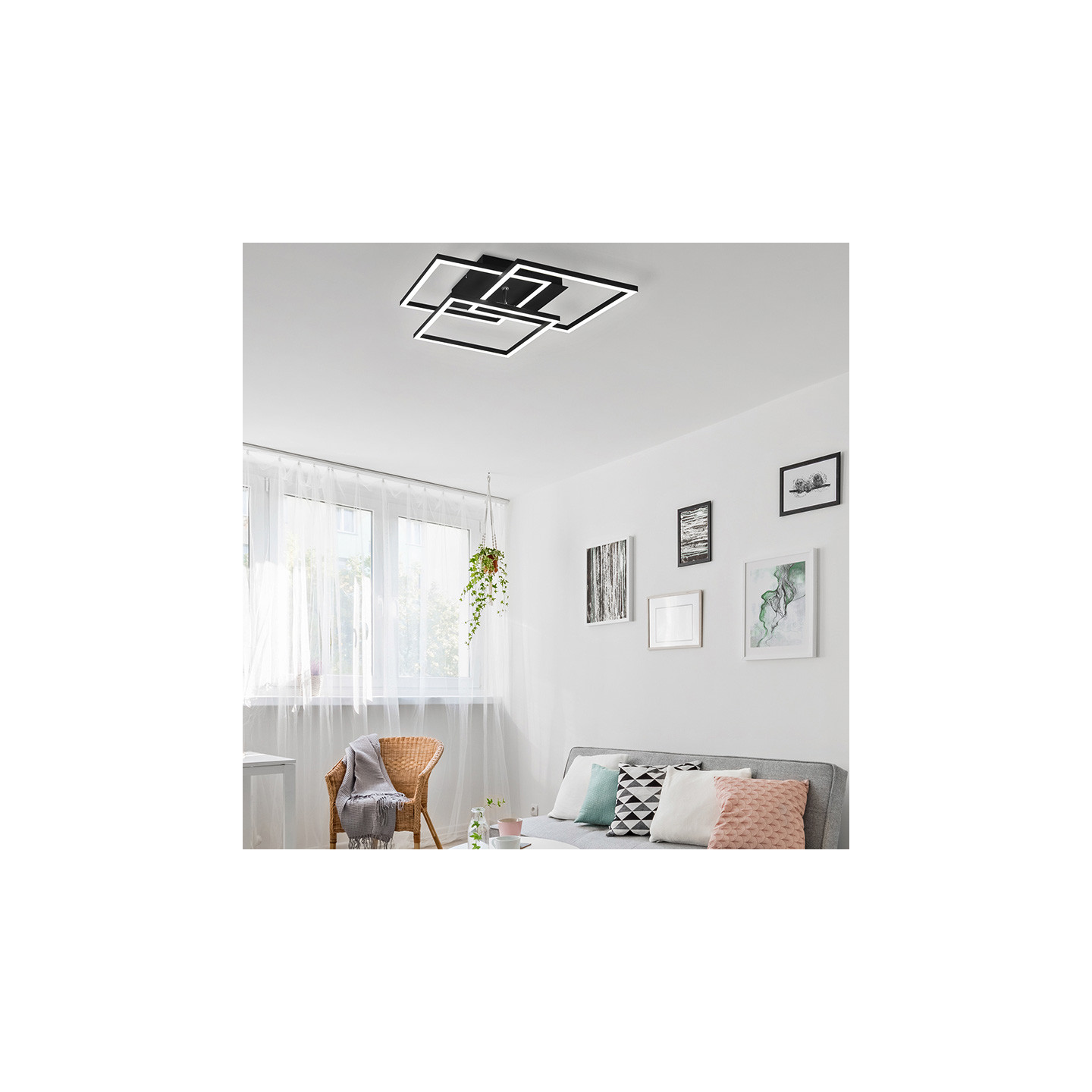 Plafonnier luminaire led MOBILE, 4 coloris