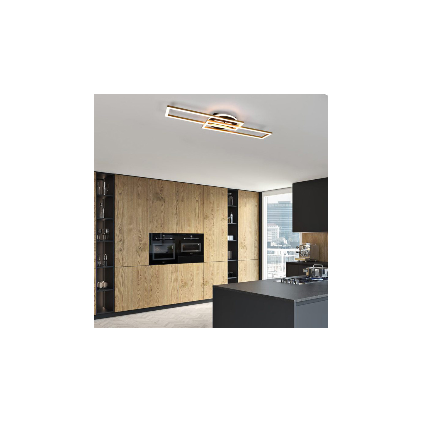 Plafonnier luminaire led TWISTER, 3 coloris